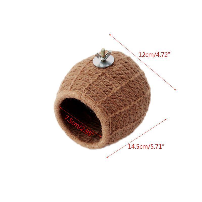 Parrot Nest Hemp Rope Weave Bird Breeding Nests Bed for Parakeet Finch Lovebird
