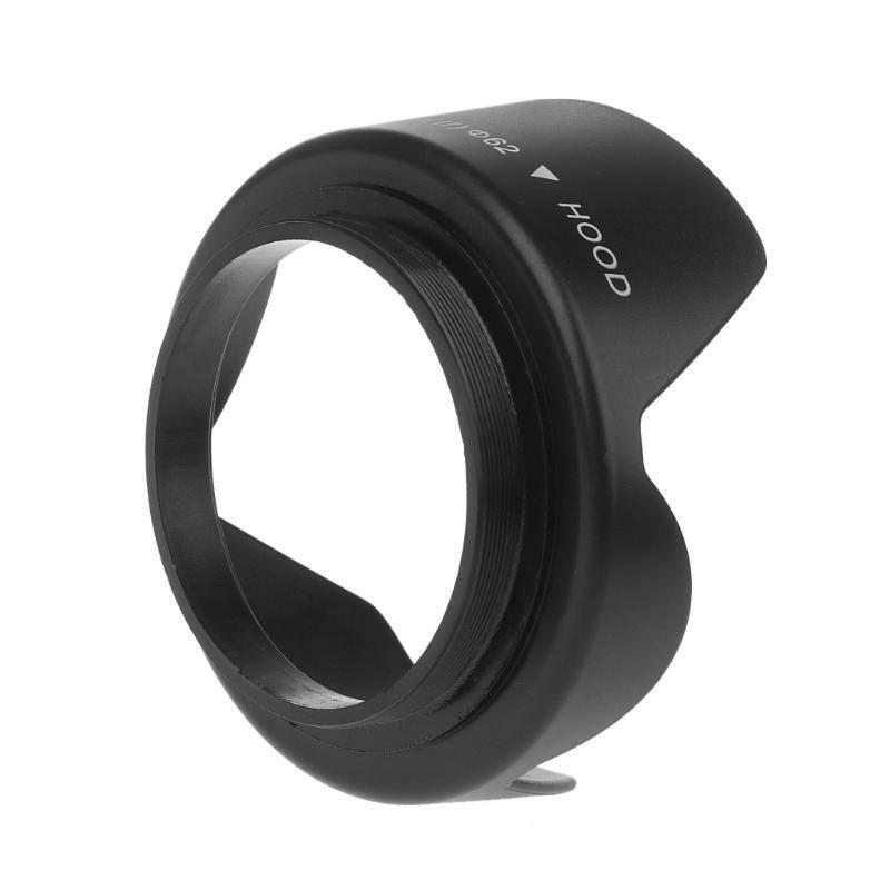 62mm Screwed Flower Petal Sunshade Lens Hood For Nikon Sony DSLR Camera