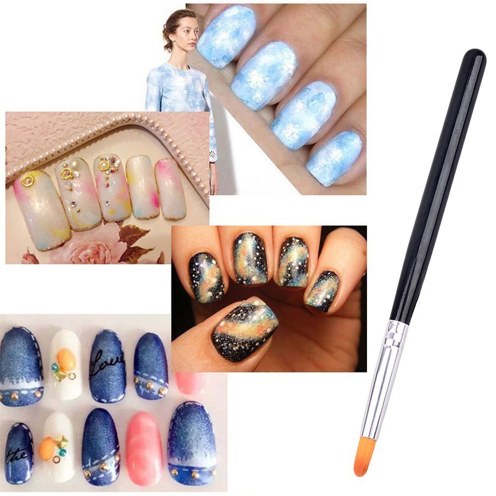 New DIY Gel Pens Soft Manicure Brush Nail Pen Nail Art