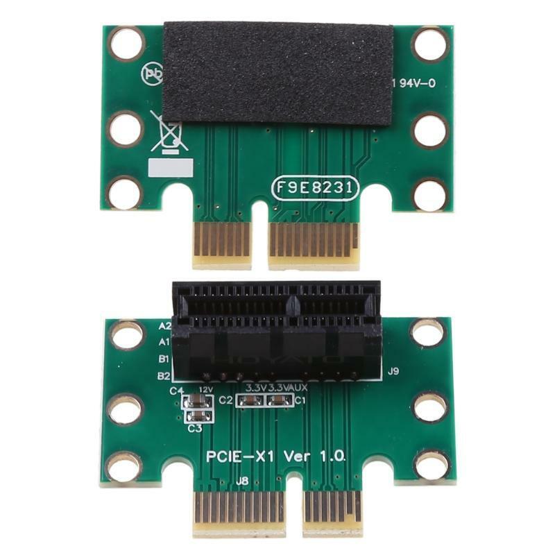 PCI Express X1 Adapter Riser Card PCIE X1 to X1 Slot Converter Card 90 Degree