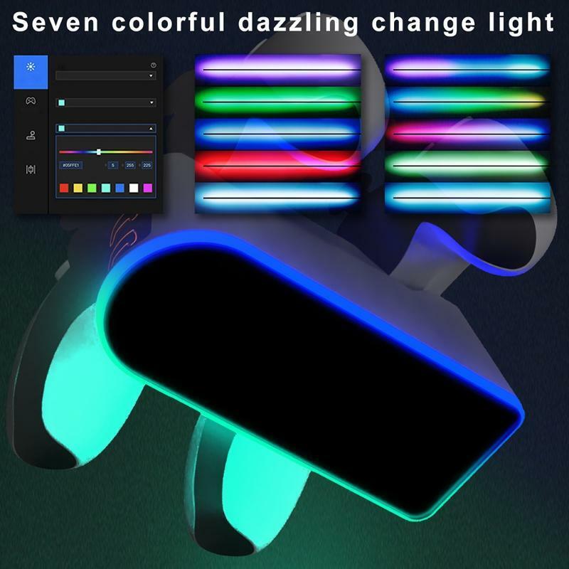 Game Handle Wireless Charging Stand 2 Slot Power Adapter Dock Charger for Ps5