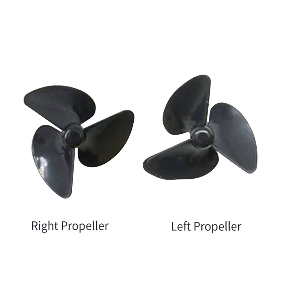 2pcs 3-Blade Nesting Bait Boat Propeller RC Boat Underwater Thruster Paddle