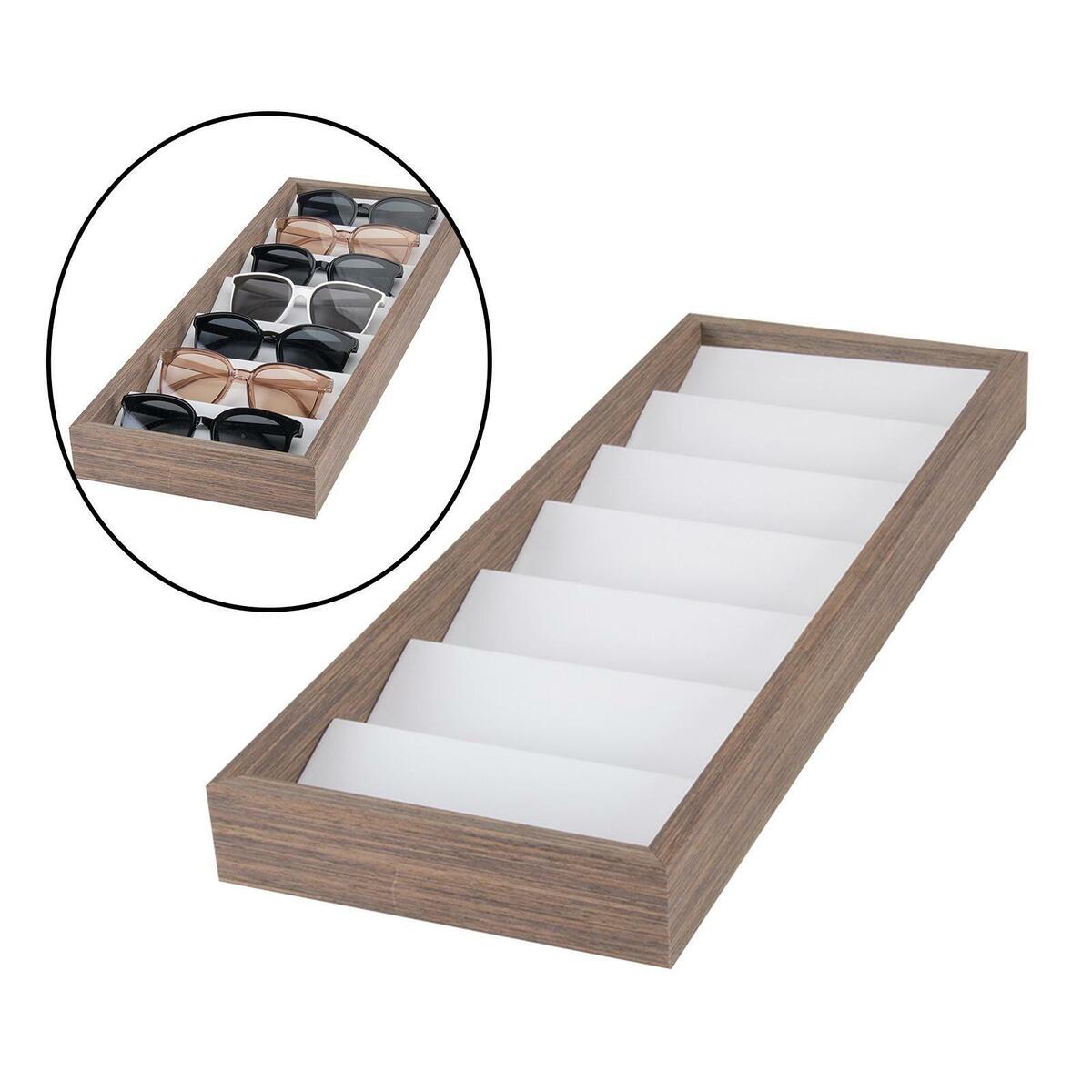 Glasses Storage Organizer Eyeglasses Shelf  Container