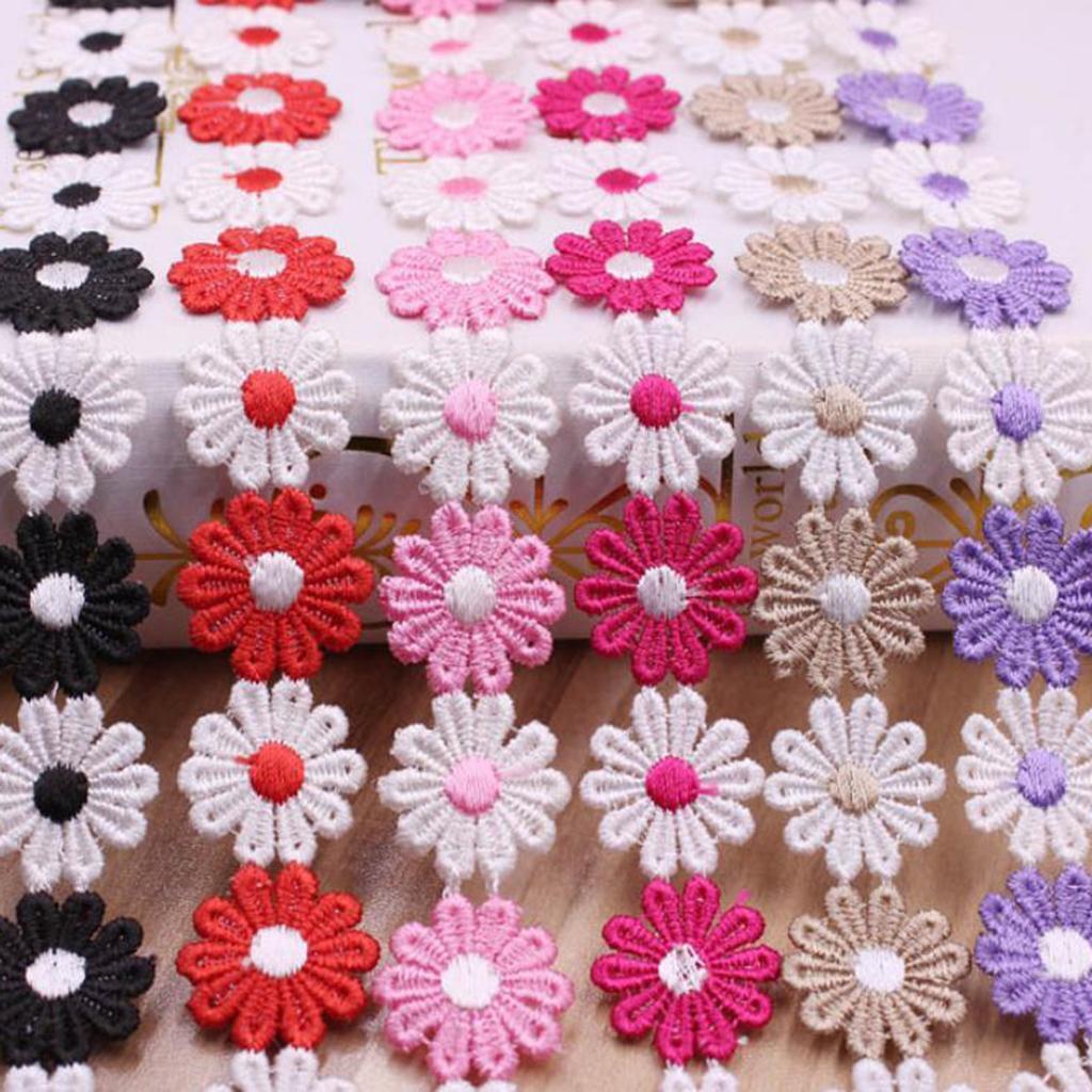 Lace Trims Crafts Ribbon Embroidered Patches Lace DIY Scrapbooking Decor
