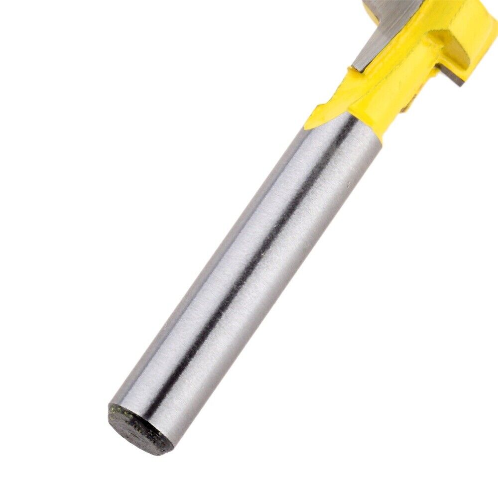 T-Slot Shank Router Milling Cutter Bit 1/4 Inch Tongue & Groove Woodworking Tool