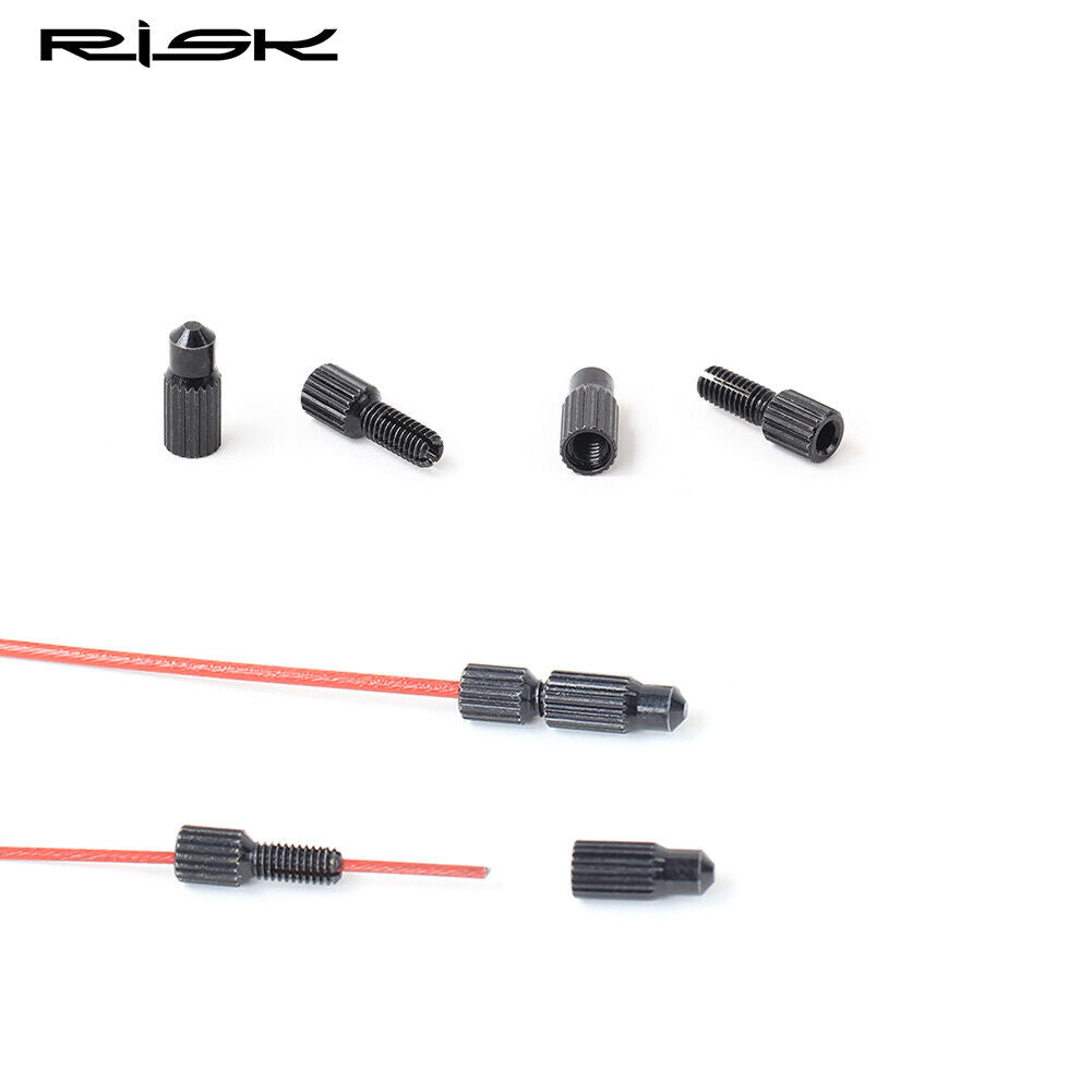 RISK 4pcs Bike Brake Line Caps Detachable Bicycle Shifter Brake Cable Cap