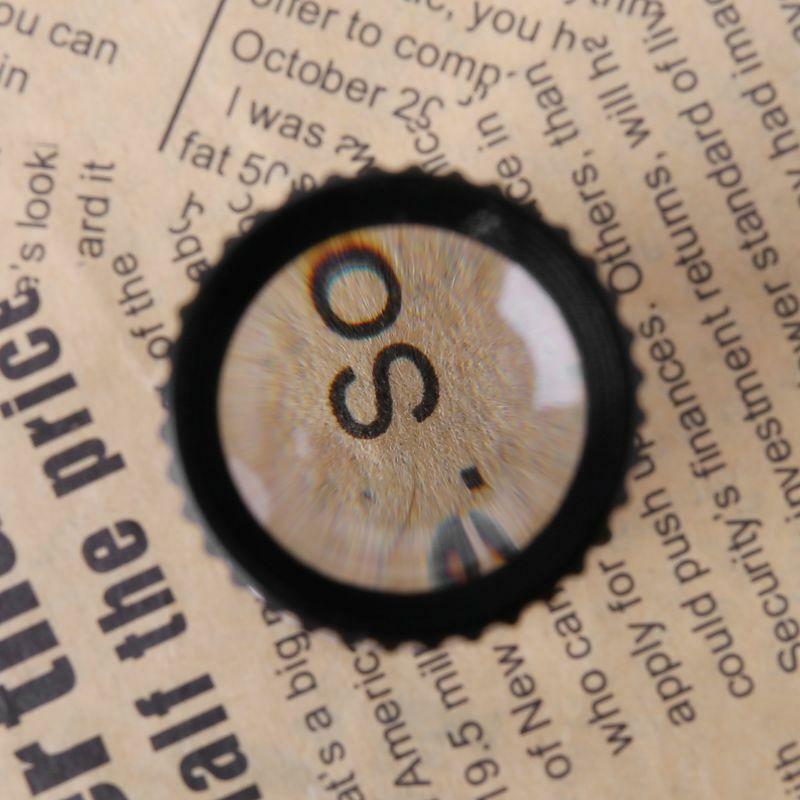Cylinder Magnifier 10X Monocular Magnifying Glass Loupe Lens Map Eye Magnifier