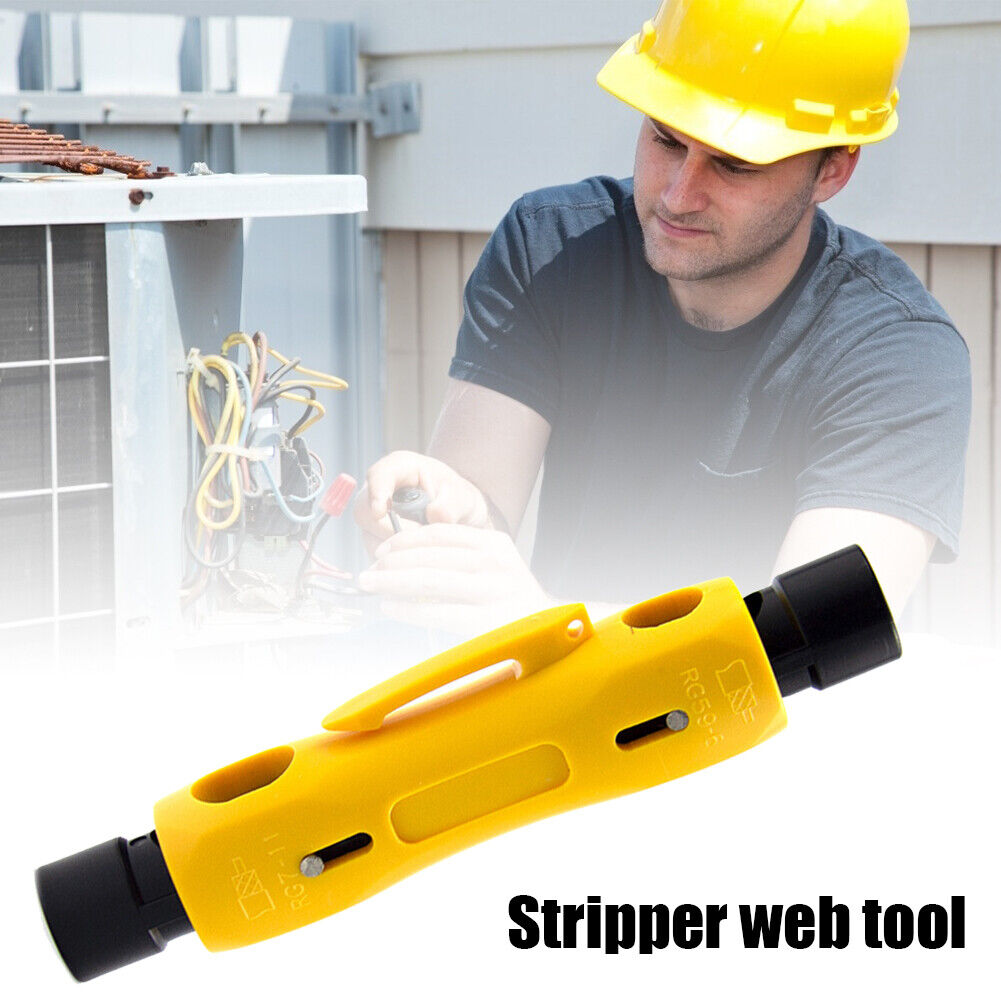 Multi-function RG85/59 Coaxial Cable Stripper Electrical Stripping Pliers