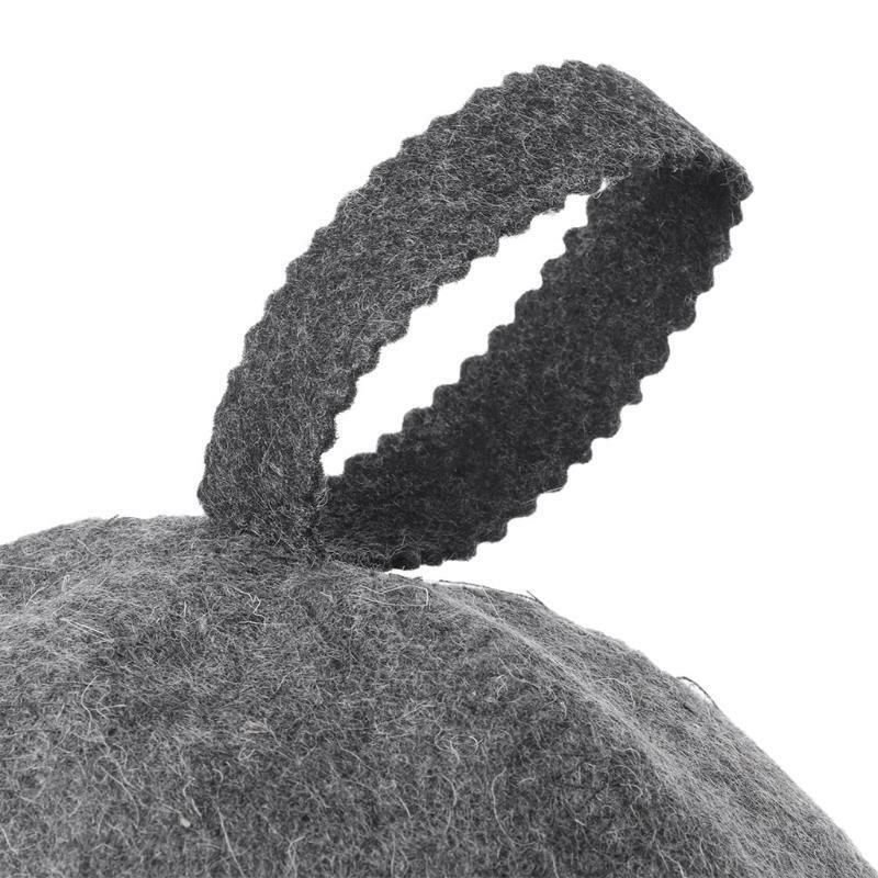 Wool Felt Sauna Hat Anti Heat Russian Banya Cap For Bath House Head Protection