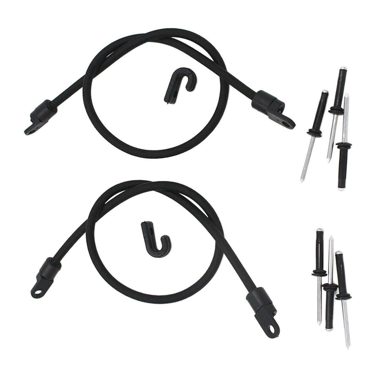 Kayak  Shock Cord Straight Hooks Screws Lashing Hook  J Hooks