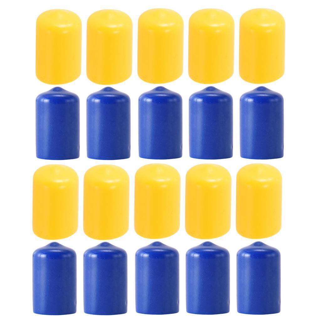 20 Pieces Durable Pool Cue Protector Billiards Accessories for Snooker