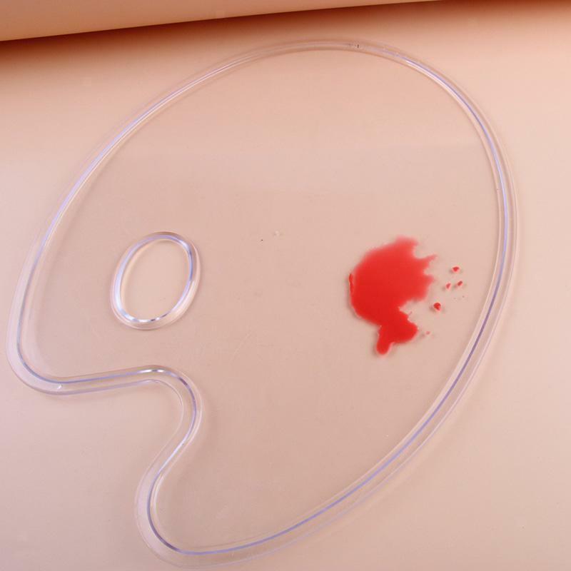 Clear Acrylic Artist Paint Mixing Palette Tray Makes Cleanup Kids Easy Painting
