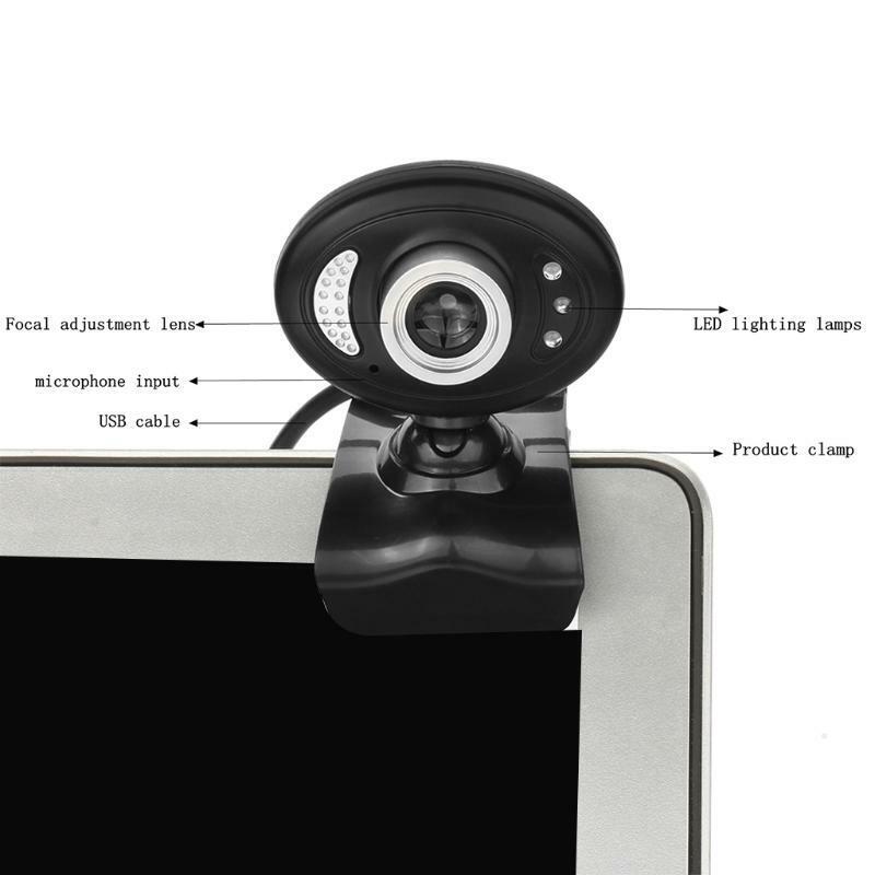 Multi-purpose Computer Camera Adjustable Free Drive Noise Reduction Webcam