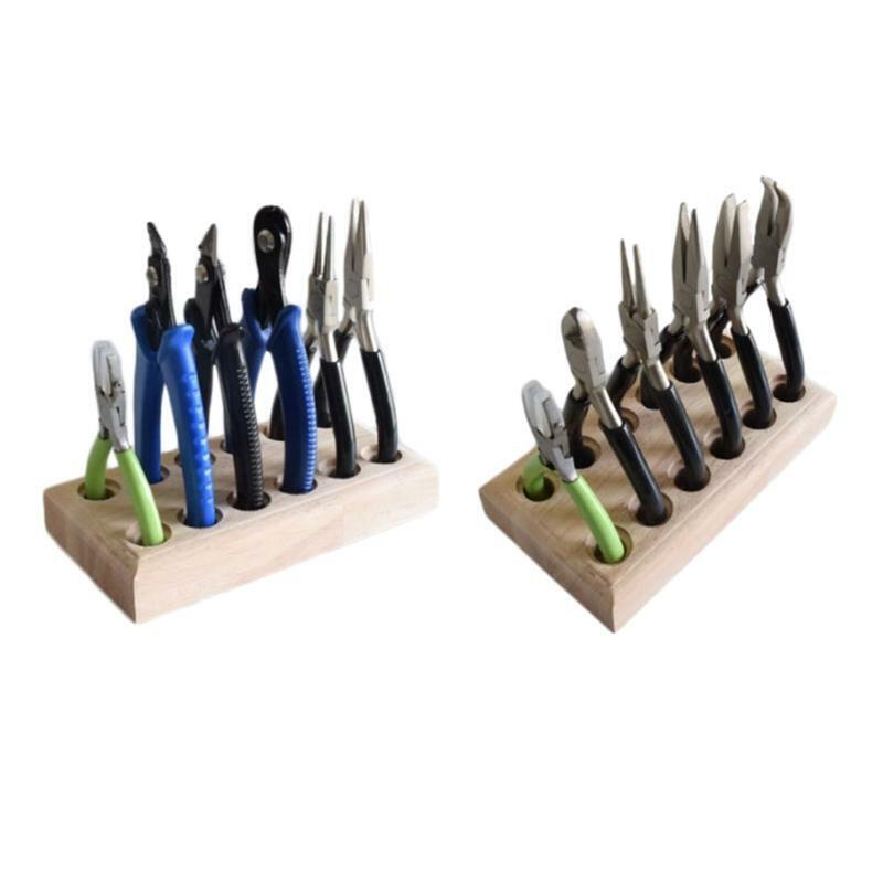 Wooden Pliers Storge Holder for Storing Pliers Wire Cutters Durable Stable