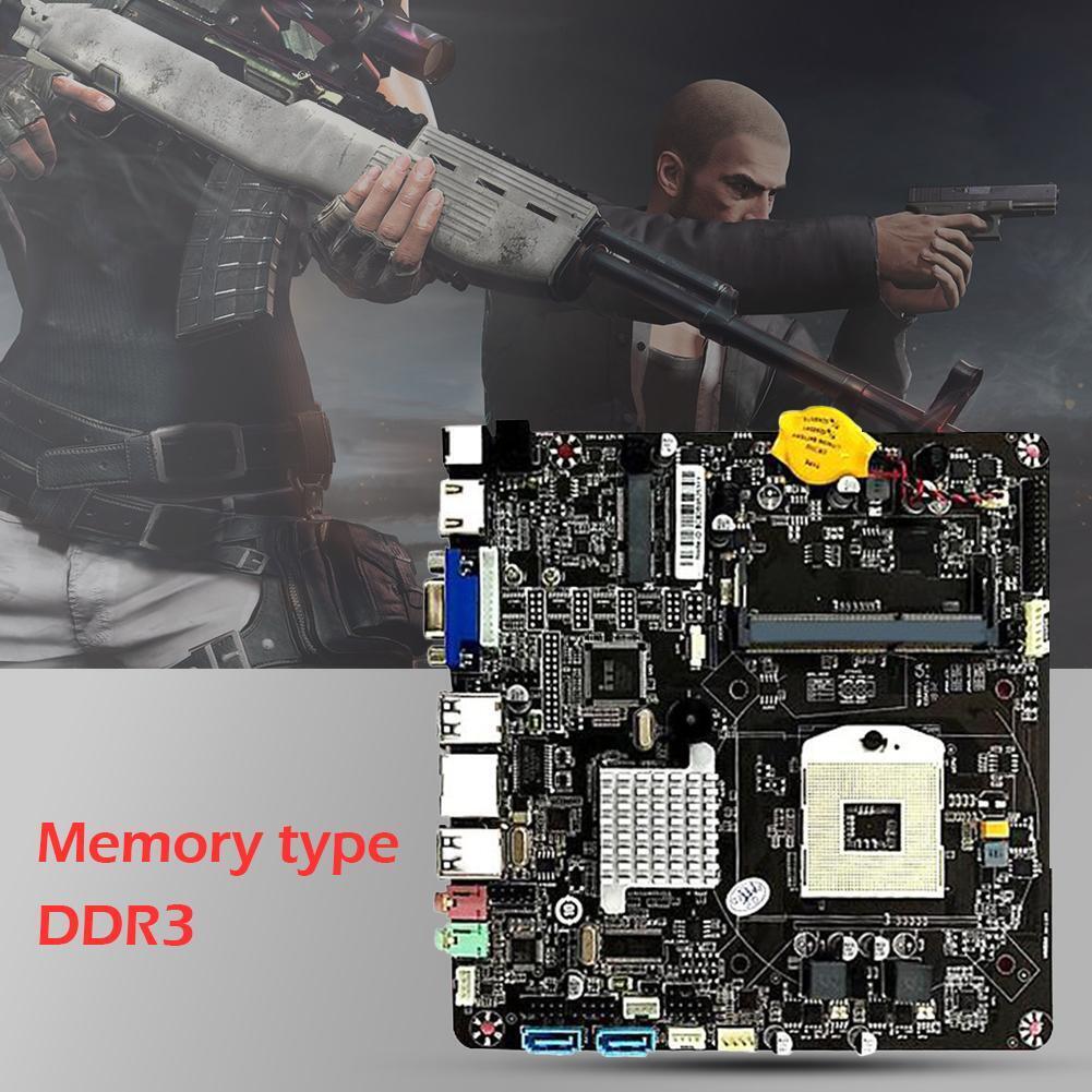 JINGSHA HM55 PGA988 Desktop PC Mainboard DDR3 SATA II Mini ITX Motherboard