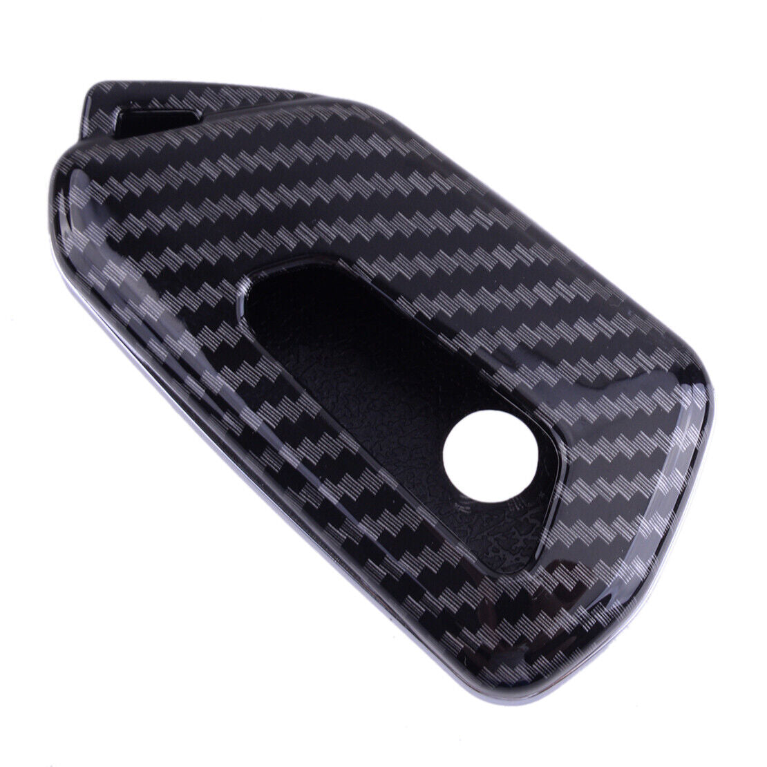Carbon Fiber Color Car Remote Key Fob Cover Shell Fit For VW Golf GTI MK8 2021