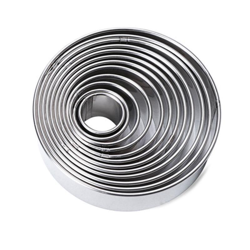 Biscuit Cutters Round Shaped Stainless Steel Material Circle Round Cookie Cutter
