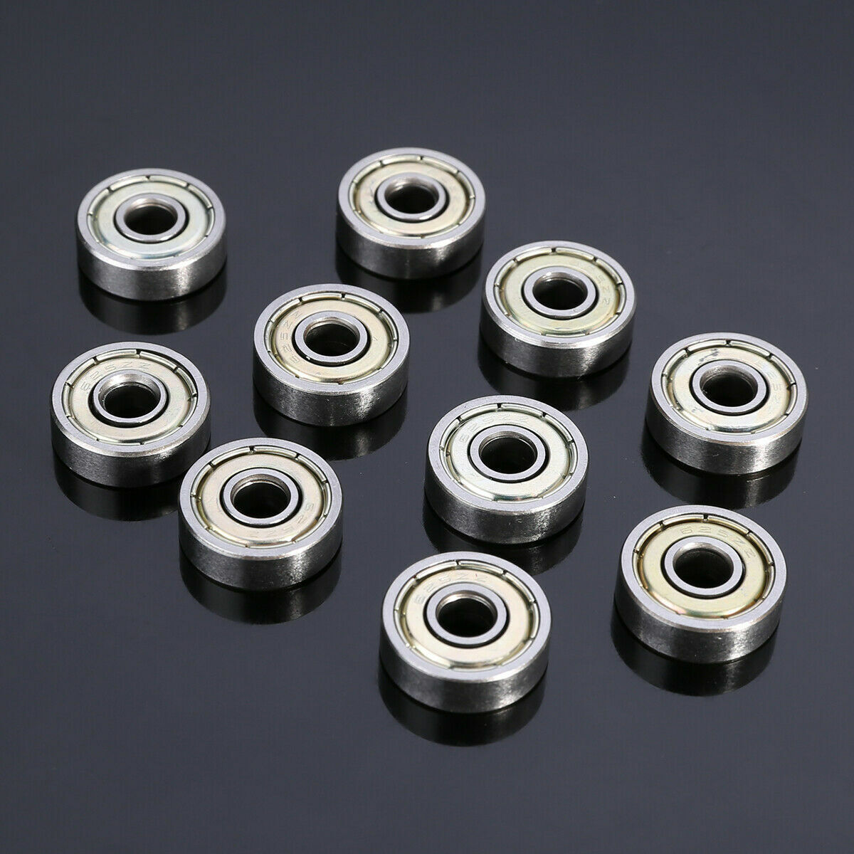 10pcs 625ZZ 5mm*16mm*5mm Carbon Steel Single Row Deep Groove Radial Ball Bearing