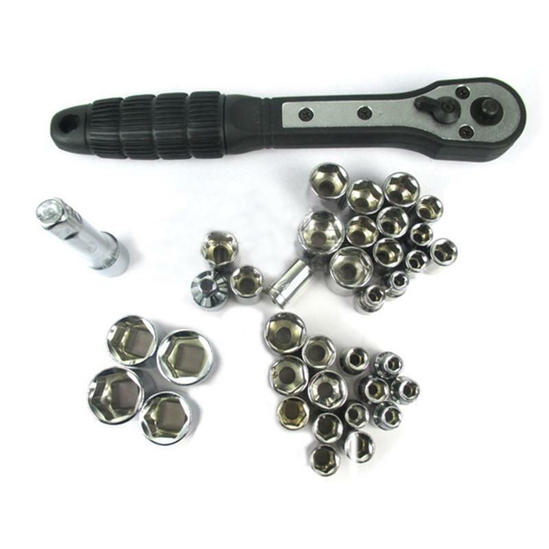 Socket Wrench Set Ratchet Sets Mechanic Tools Kit Bit Sockets for Automotive