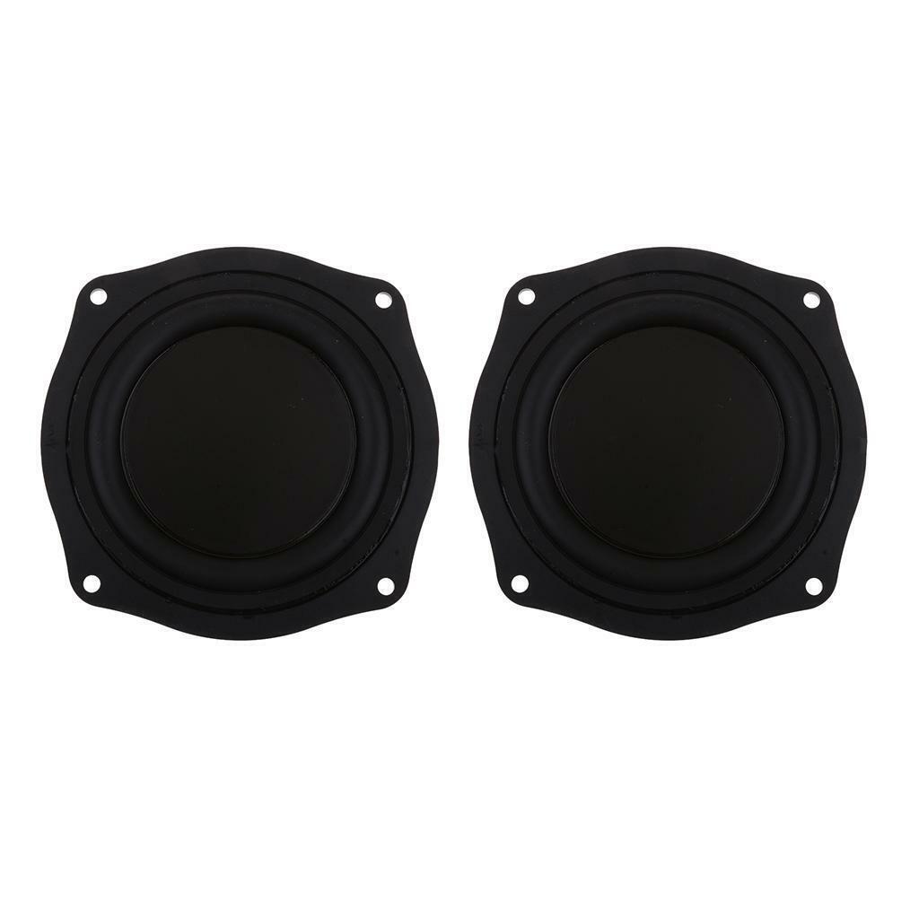 2Pcs 4'' Speaker Loudspeaker Vibrating Membrane Passive Bass