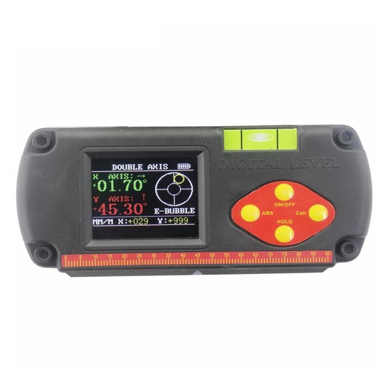 Dual Axis- Digital Protractor Level Inclinometer Measuring Angle Ruler