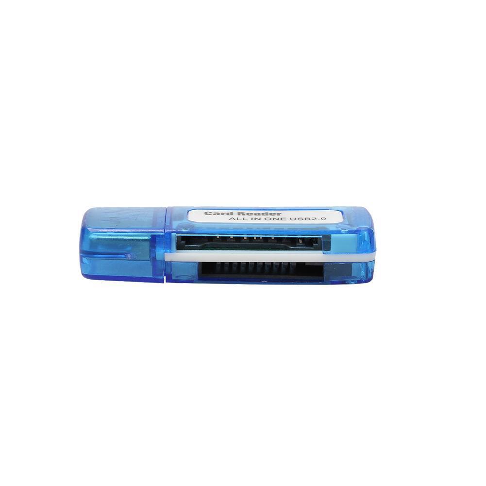 Portable 4 in 1 Memory Multi Card Reader USB 2.0 for SD/TF/T-Flash/M2 Card