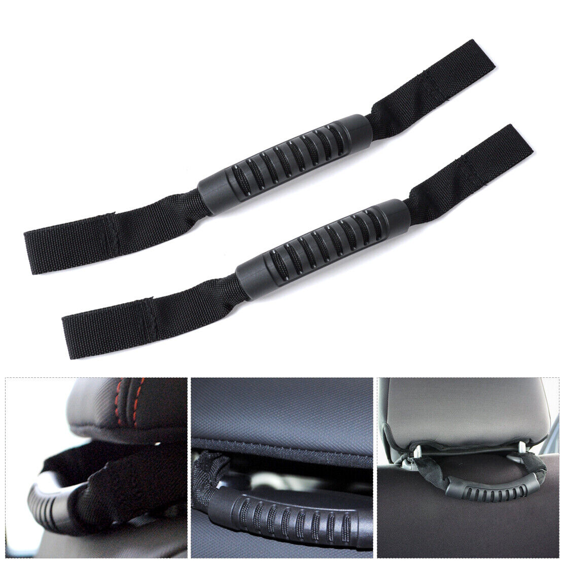 2pcs Grab Handle fit for Wrangler 1987-2015 Back of Front Seat Headrest Li