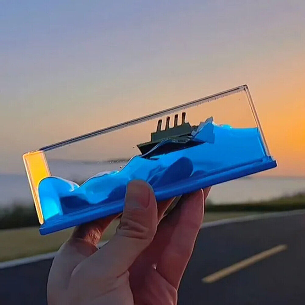 Cruise Fluid Drift Bottle Desktop Decompression Home Decoration Ornaments