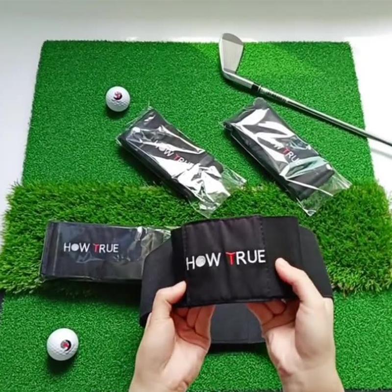 Professional Golf Swing Trainer Aid Arm Band Posture Motion Correction Belt