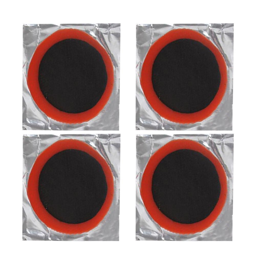 48pcs 25mm Round Bicycle Bike Tire Tyre Rubber Patch Piece Repair Tools Kit