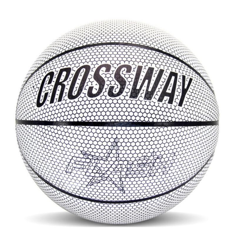 NO.7 PU Reflective Luminous Basketball Photo Shooting Cool Basketball Outdoor