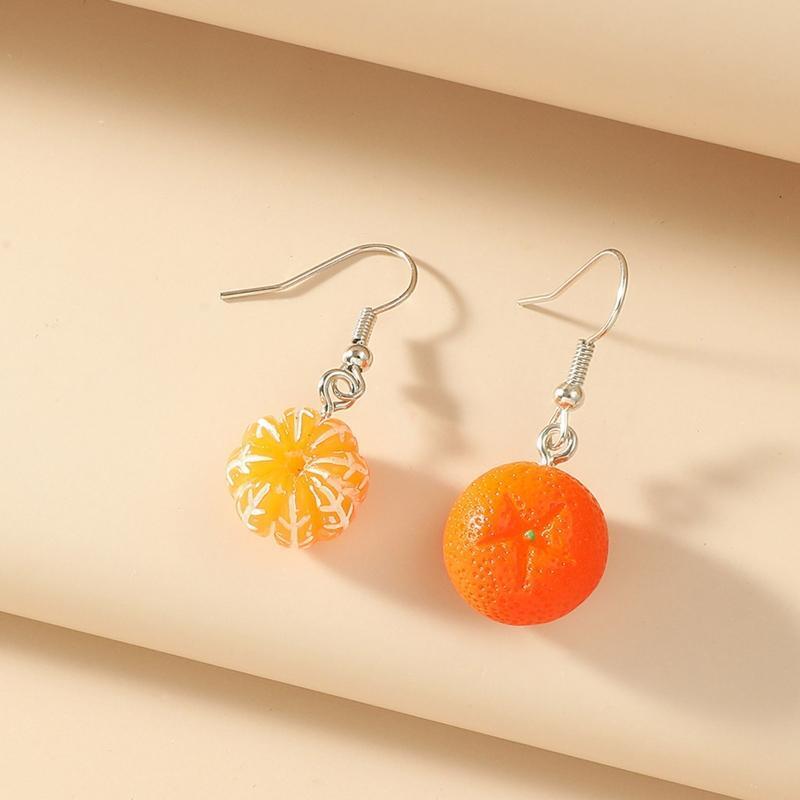 European and American Popular Fruit Earrings Fashion Personality Ear Jewelry