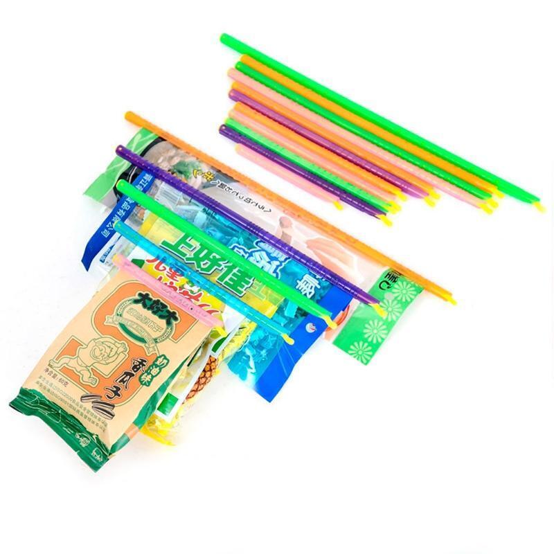 8Pcs/Set 4 Size Househould Food Snack Storage Sealing Bag Clip Sealer Home Tool