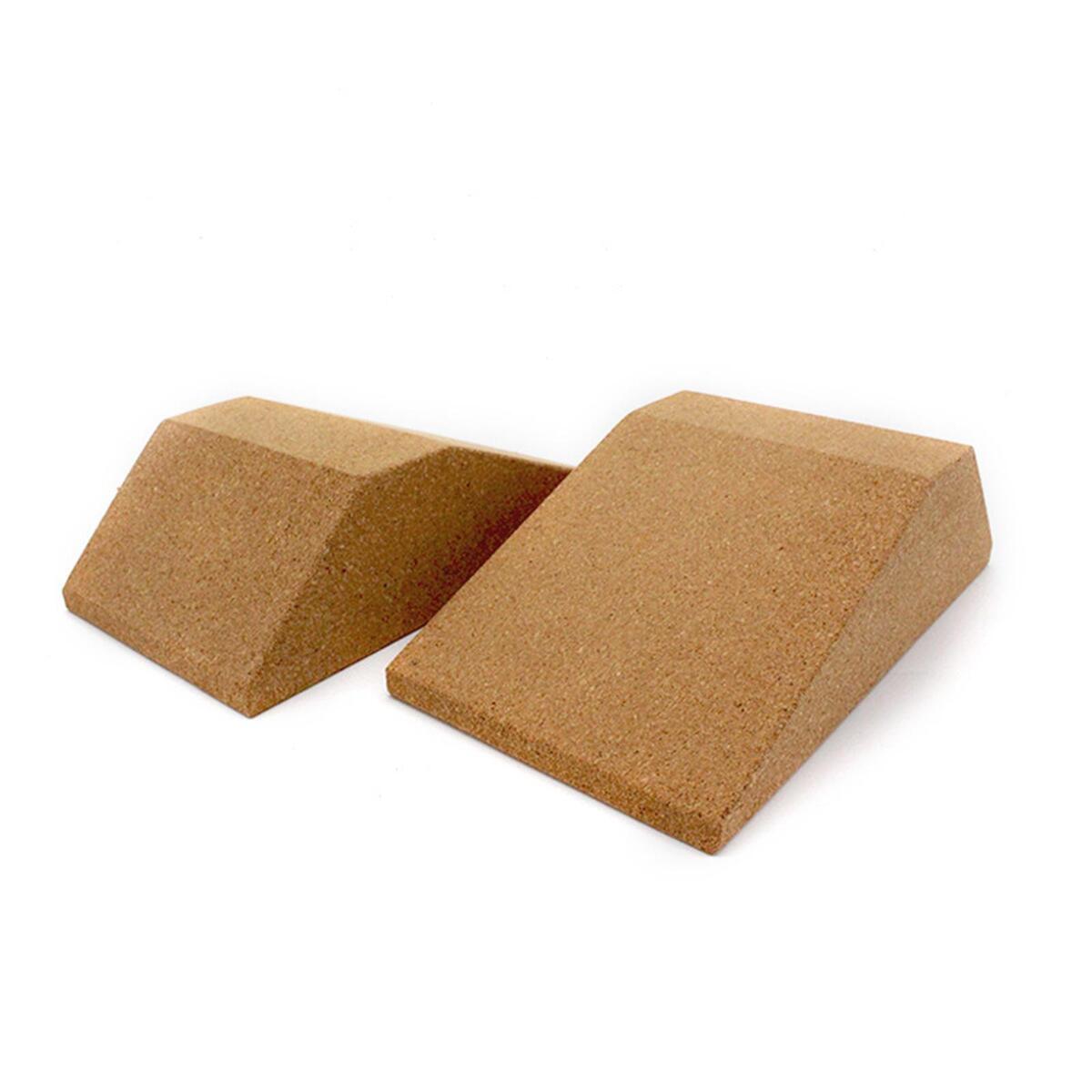 Cork Squat Wedge Block Exercise Brick Slant Board for Indoor Yoga
