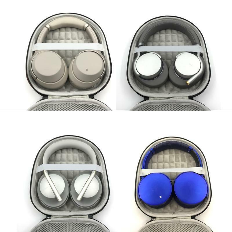 Portable Storage Pouch Carrying Case Shockproof Box for MDR-1AM2 & MDR-XB450AP