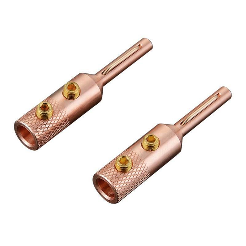Banana Plugs Musical Audio Speaker Cable Wire Connectors Plug Connectors Speaker