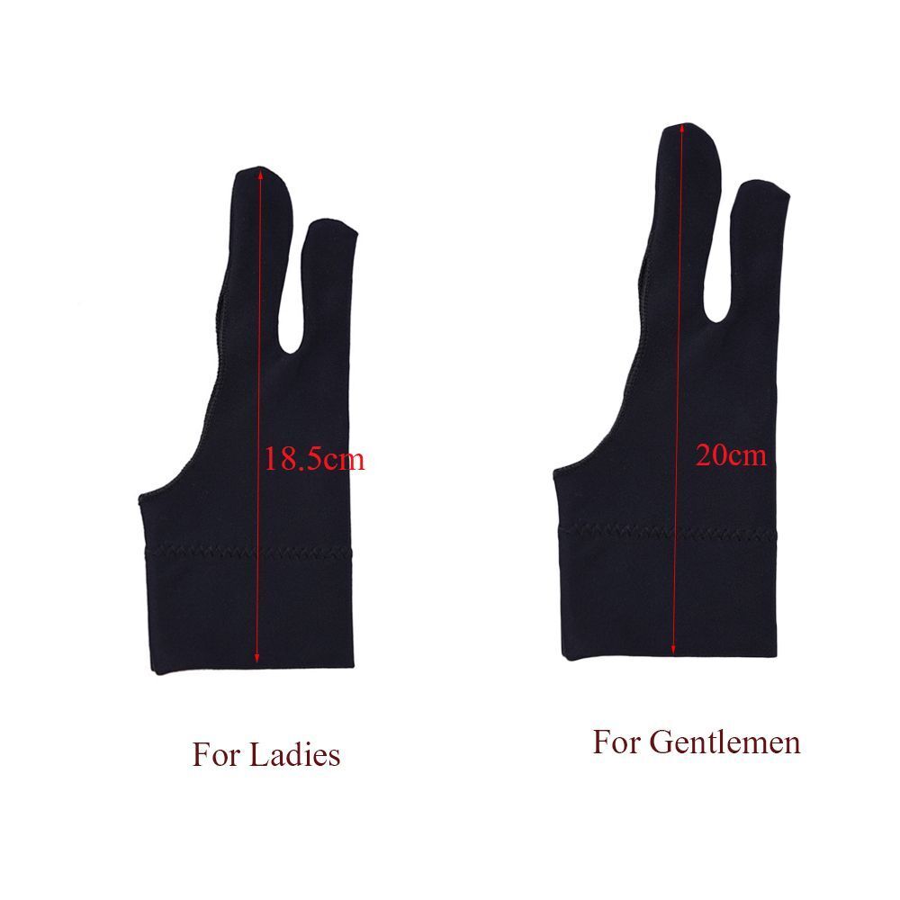 Two Finger Anti-fouling Painting Supply Mittens Graphics Tablet Drawing Glove