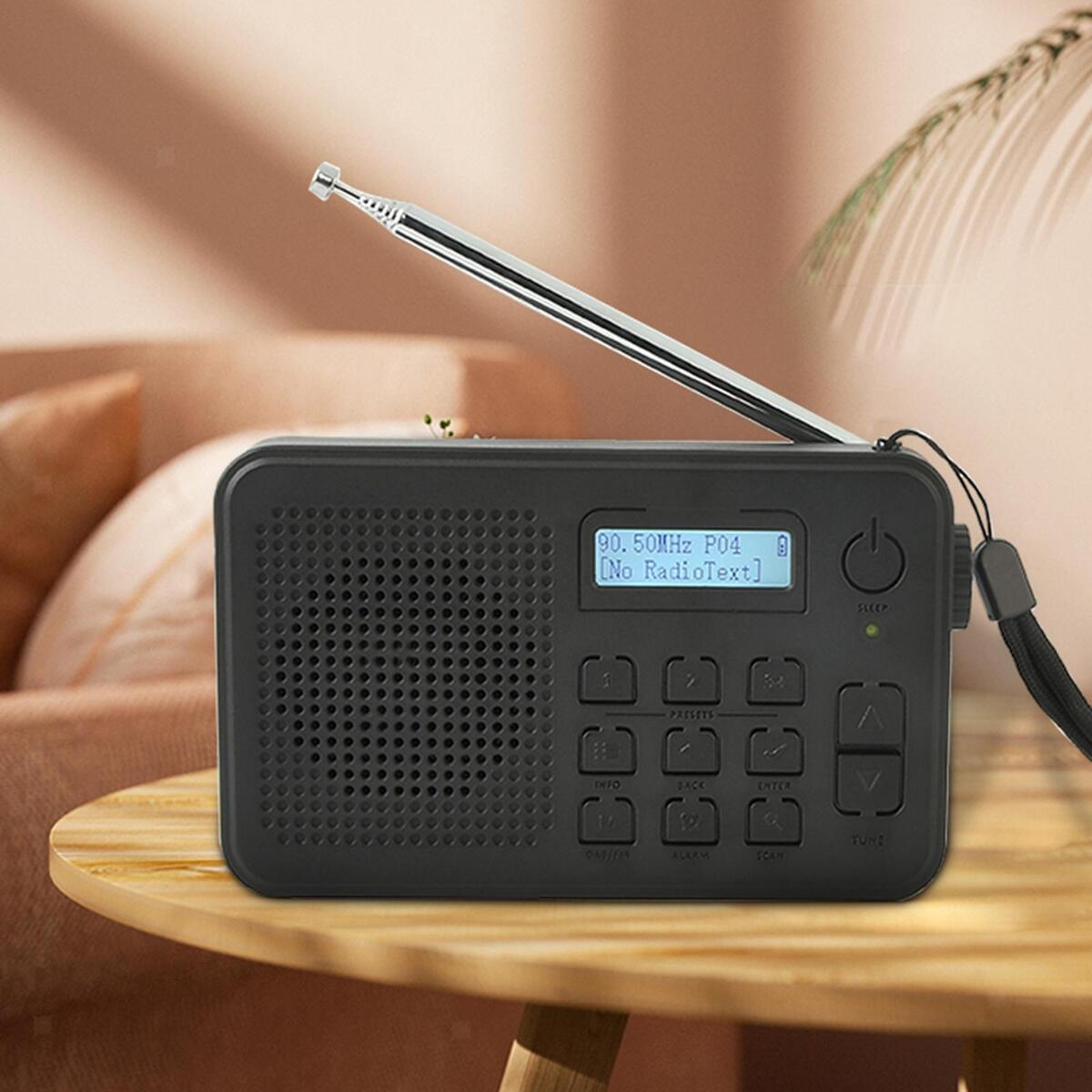 DAB Digital Radio Built in Battery Best Reception for Radio Receiving Office