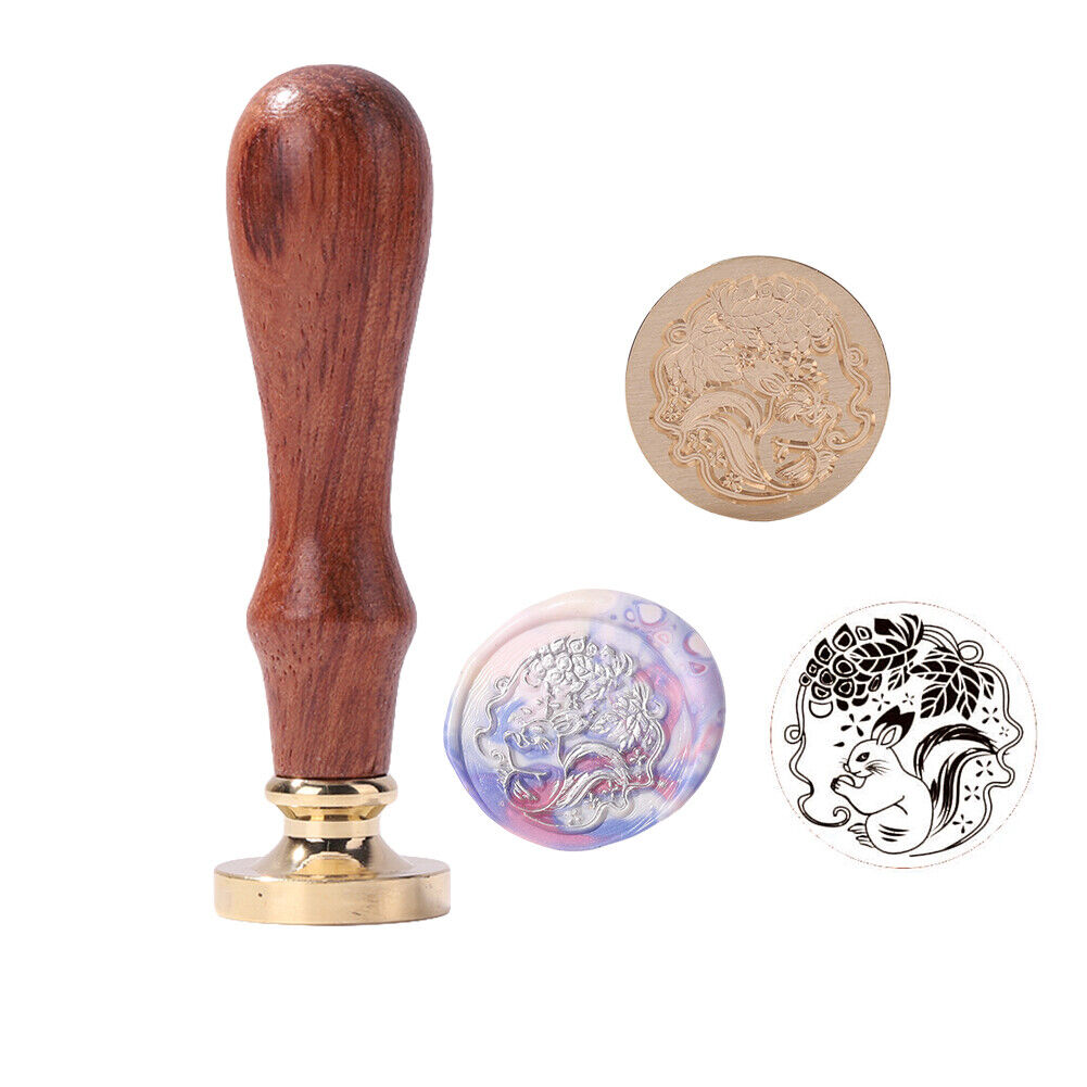 25mm Fire Lacquer Sealing Wax with Handle Copper Animal Wax Stamp (DW36)