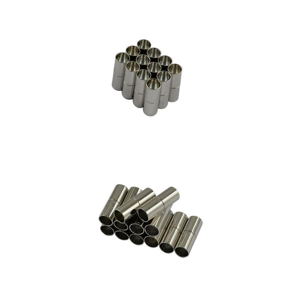24x  and /6mm Tube Barrel Magnetic Clasp Jewelry Making Finding