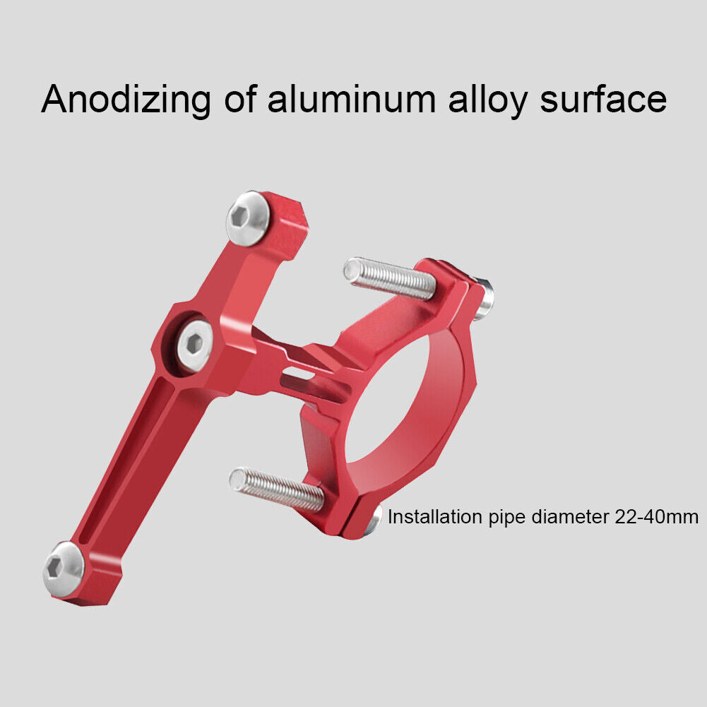 Bottle Cage Adapter MTB Bike Handlebar Water Bottle Holder Seat (Red)