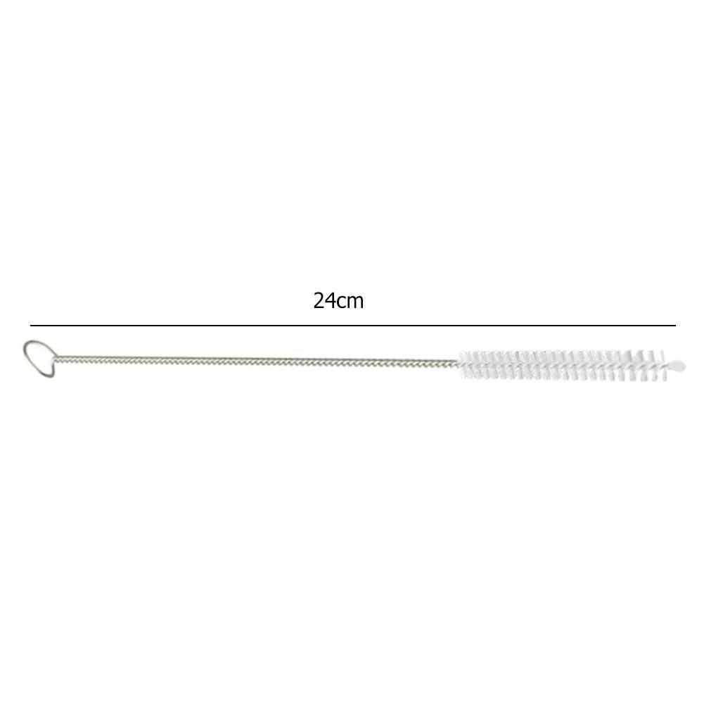 Stainless Steel Straw Cleaning Brush Bar Home Drinking Pipe Straws Washer