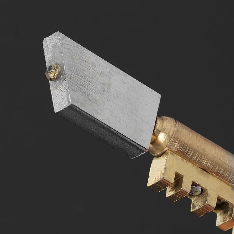 Professional Diamond Antislip Wood Handle Oil Feed Glass Cutter Cutting Tools
