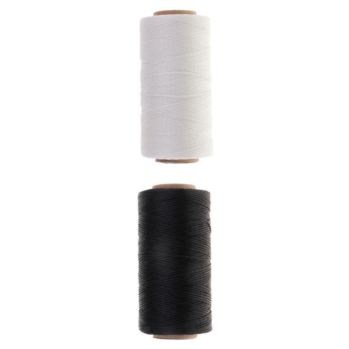 2Pcs 260M 150D 0.8mm Leather Sewing Waxed Thread -stitched Cord Supplies