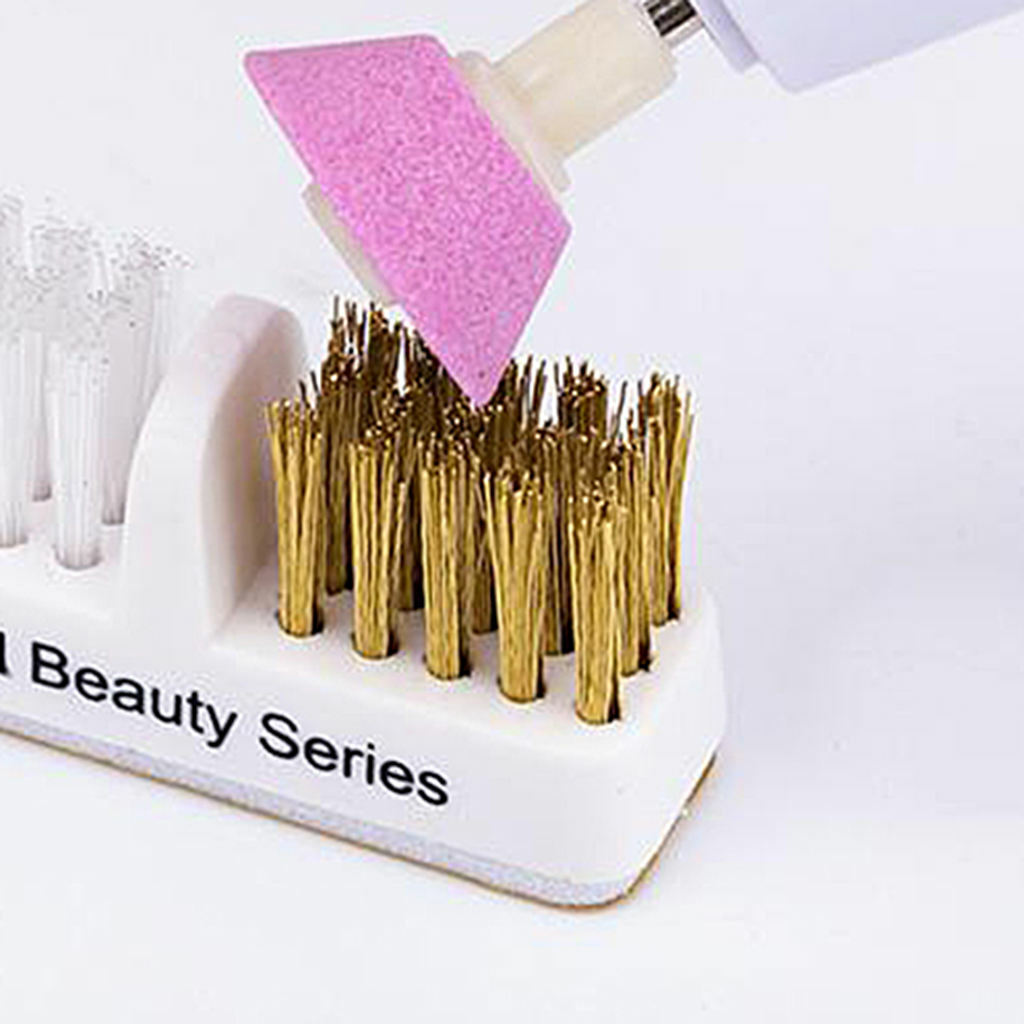 Mini Drill  Cleaning Brush for   Manicure Polishing