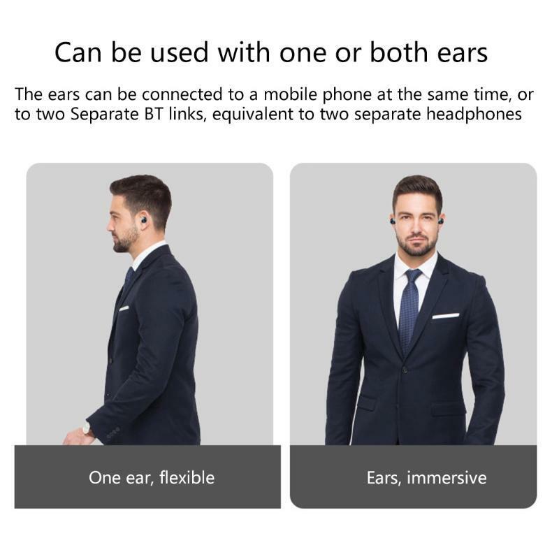 Smart Wireless Earphone 5.0 TWS Sports Waterproof IPX6 Active Noise Cancellation