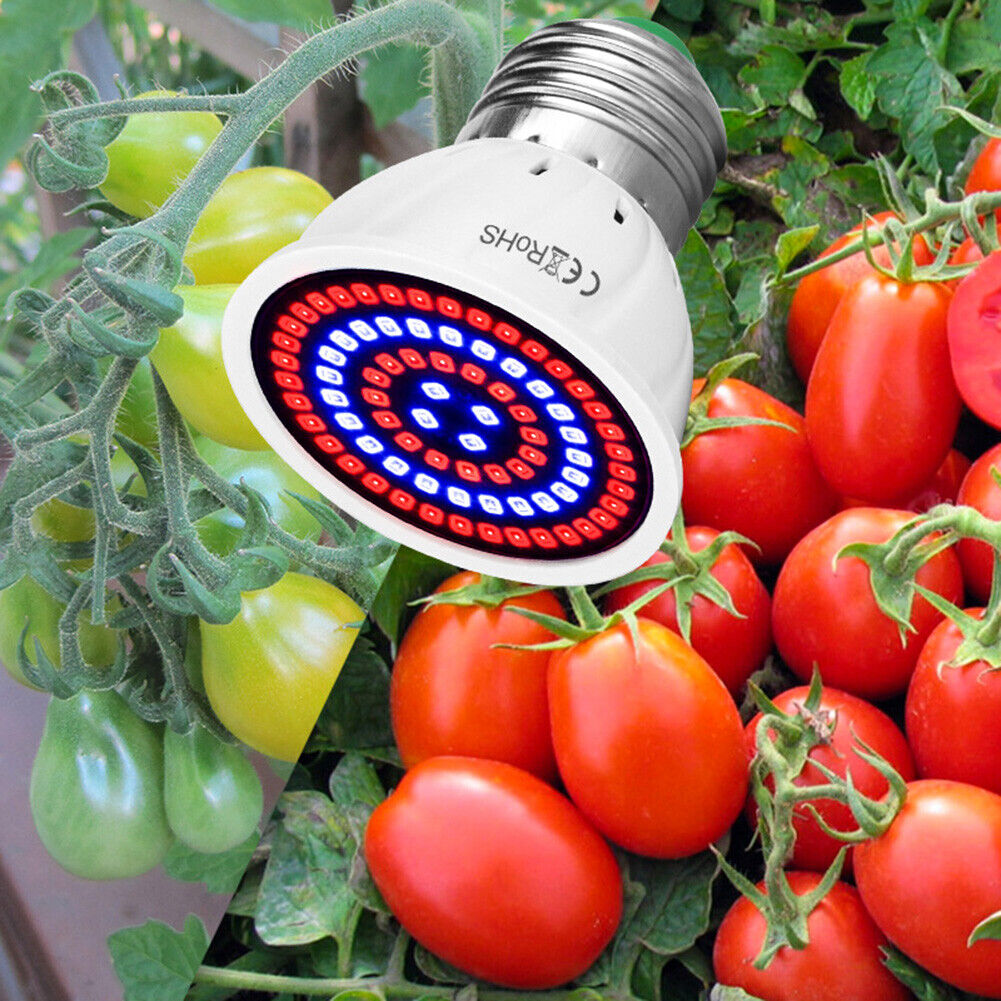 80 LED E27 Plant Growth Light Indoor Hydroponic Flowers Seedlings Grow Bulb