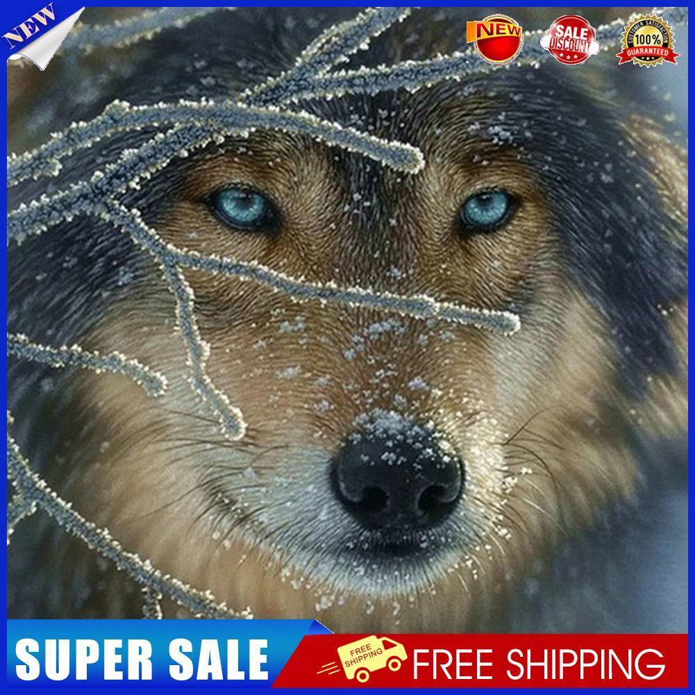 Full Drill Wolf 5D Diamond DIY Painting Craft Kit Home Decor