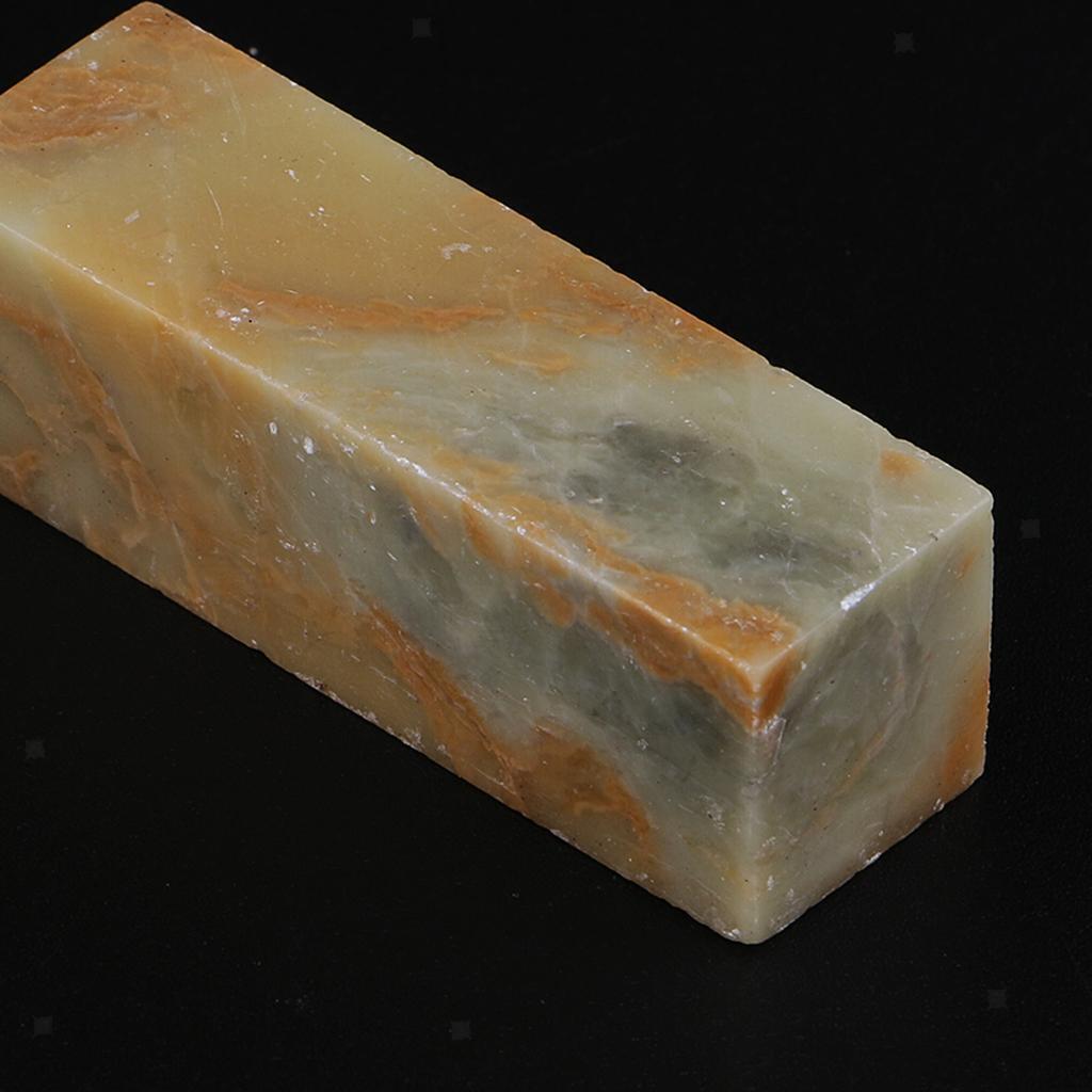 DIY Handmade Chinese Stone Chop Stamp Material Seals Stone Ornaments Decor