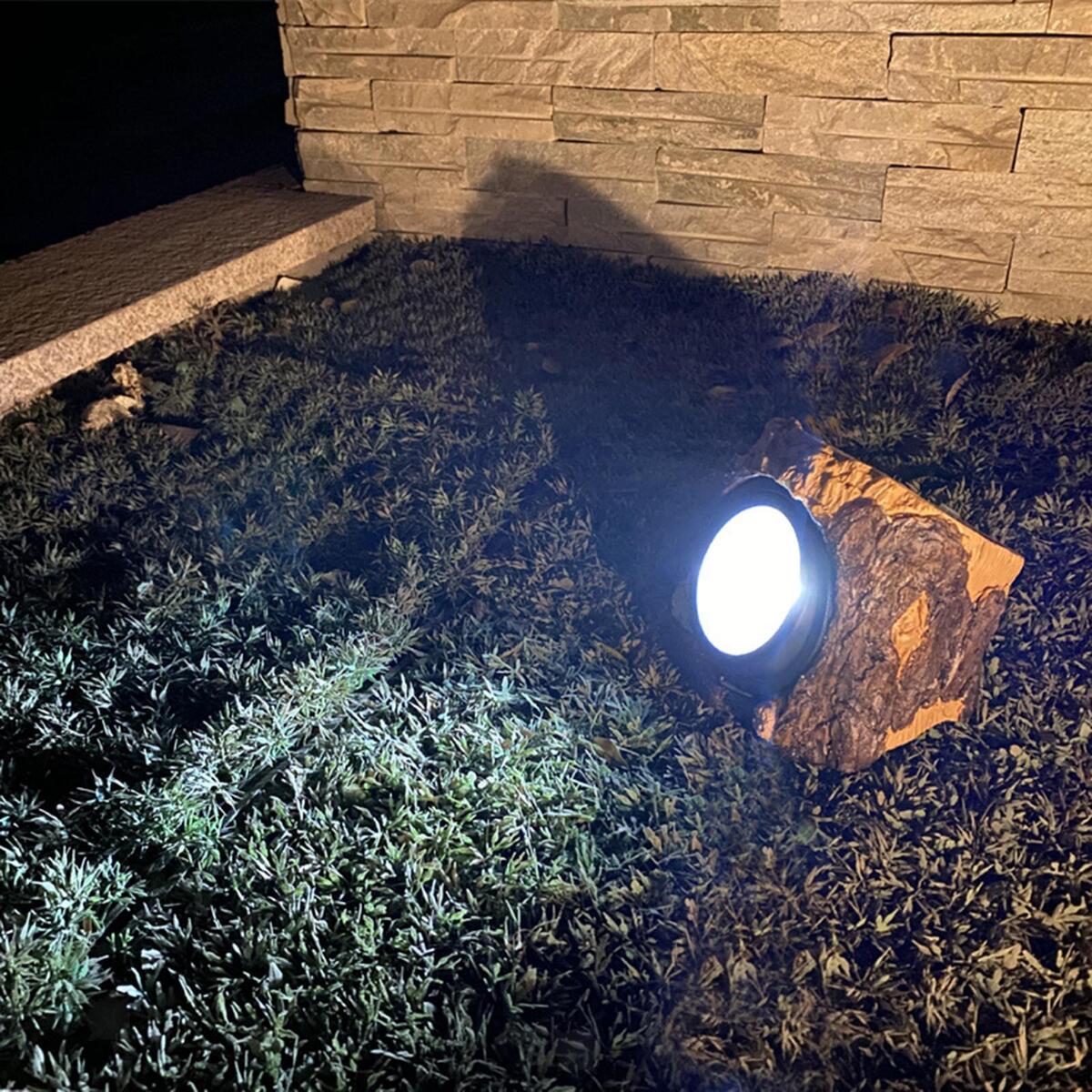 Solar Stump   Tree Stump Lamp Sculpture Waterproof for Outside